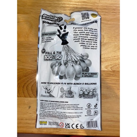 Bunch O Balloons 100+ Rapid-Filling Self-Sealing Neon Instant Water Balloons - Picture 2 of 3